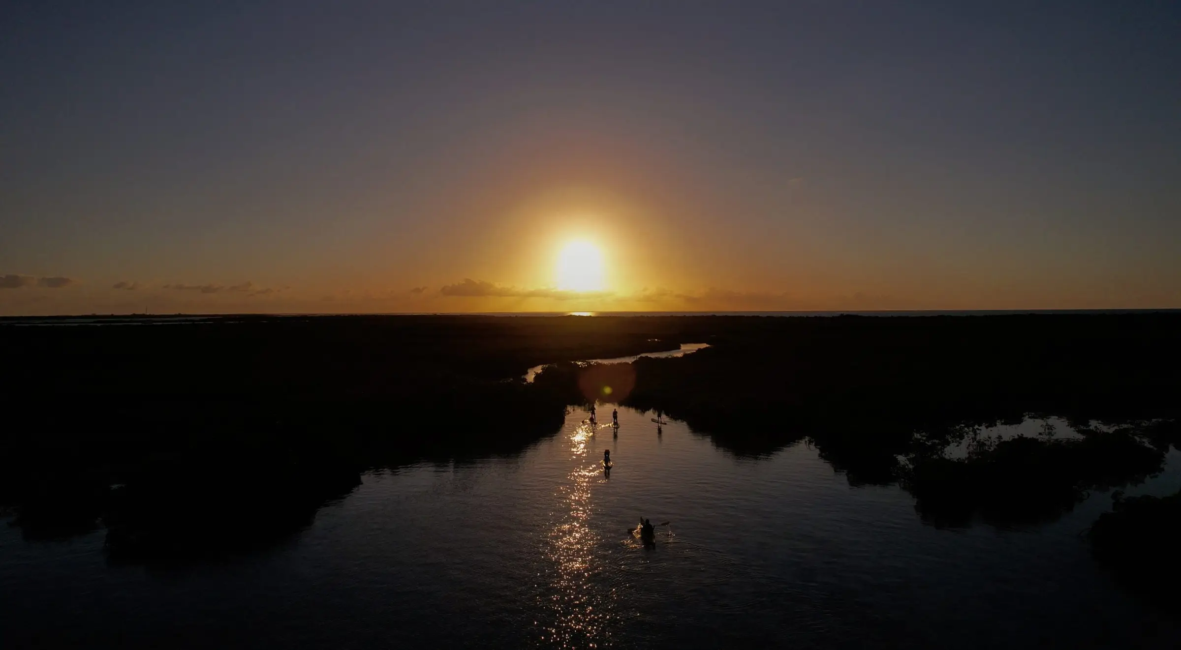 Sunrise over the mangroves